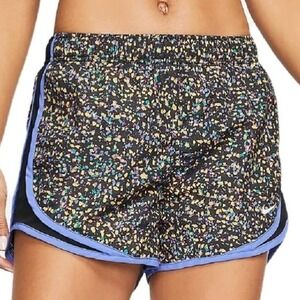 Nike Womens Tempo Icon Clash Running Shorts Multicolor Abstract Dot Black XL